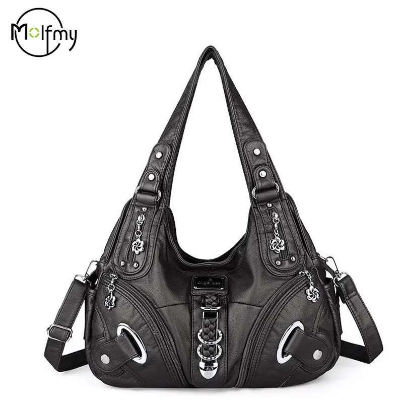 Vintage Big Bags For Women Handbags Top-Handle Handbag Fashion Satchel Dumpg Pack Tote Shoulder Bag Hobos Large Purse Bolsa