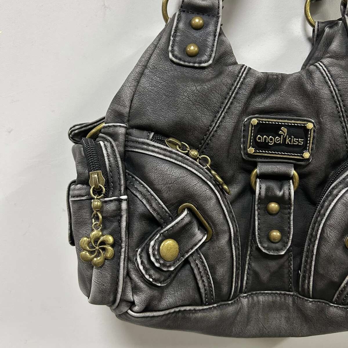 Angelkiss Handbags Women Small Soft Tote Fashion Satchel Multi-Pockets Crossbody Shoulder Bag Phone Pack