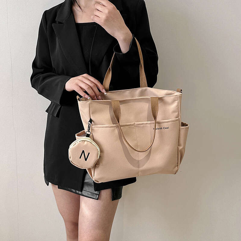 Oxford cloth waterproof shoulder large capacity tote crossbody bag, university computer version, student class backpack, multifunctional