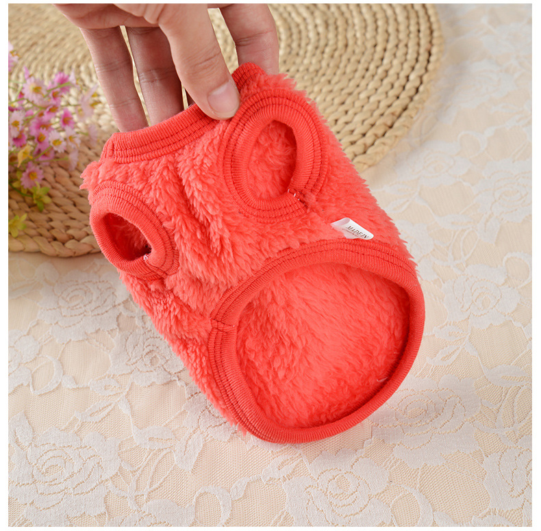 Cartoon Dog Sweater for Small Dog, Dog Clothes for Puppy Dogs Girl Boy, Ultra Soft and Warm Flannel Puppy Sweater Dog Coat for Winter, Multiple Styles