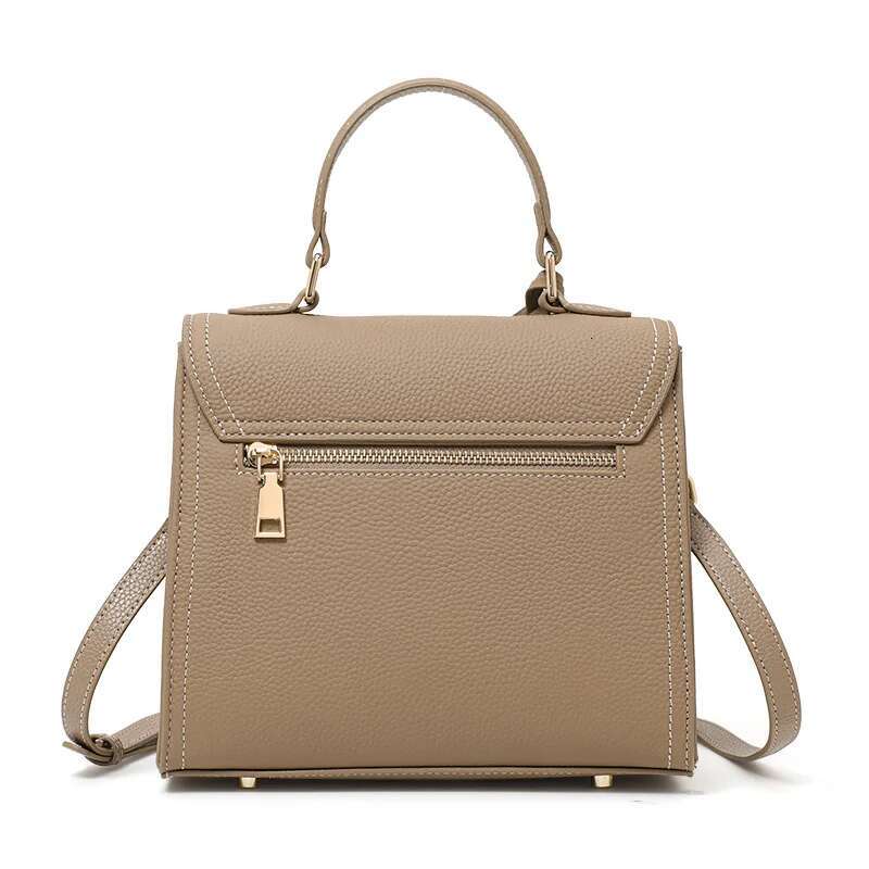Leather Headband Layer Cowhide Fashionable Shoulder Bag For Women's 2025 Autumn And Winter New Fashion Versatile Designer Handbag Cross Shape