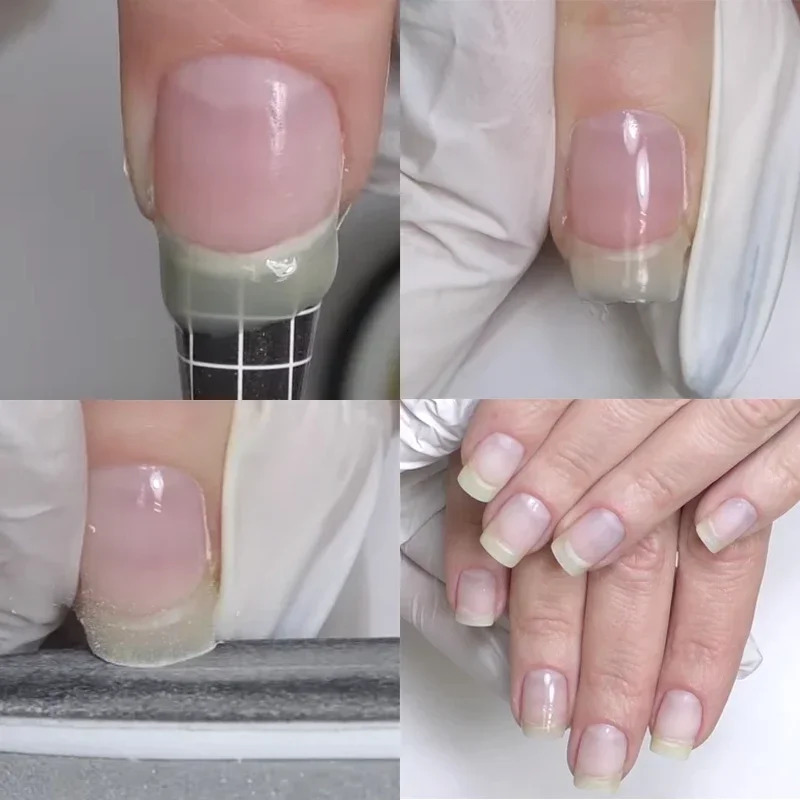 MSHARE 150ml Natural Looking Gel for Nail Extension Self Leveling Construction Medium Thick Builder UV Led Gel Low Temperature 250326