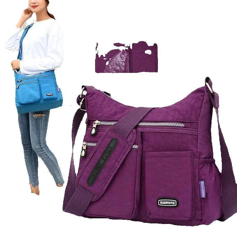 2024 Wholesale Designer Outdoor Crossbody Bag With Anti Theft RFID Pocket - Women Lightweight Water-Resistant Purse Unisex