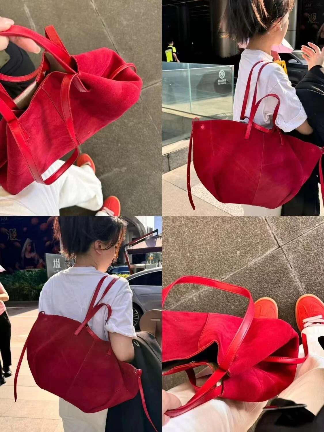 Ladies Large Capacity Underarm Solid Casual Grocery Women PU Leather Chic Shoulder Bag With Purse Commuting Tote Handbag