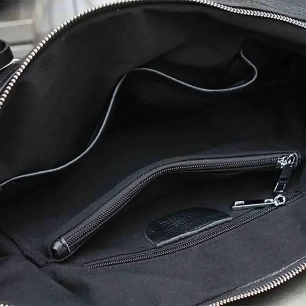 New Euro Fashion Designer High-End Huge Tote Soft Natural Cow Leather Women's Handbag Large Capacity Duffle Bag