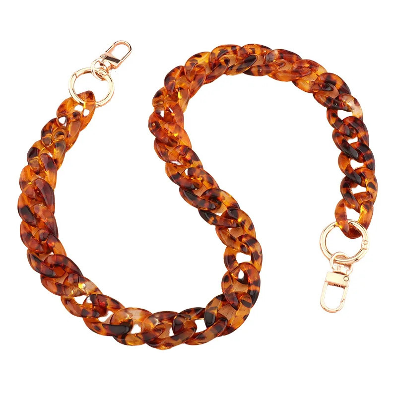 Bag Strap Chain Hand Colored Acrylic Chain Short Chain Bag Strap Handbag Chain Can Be Single Shoulder Crossbody Shoulder Strap 250324