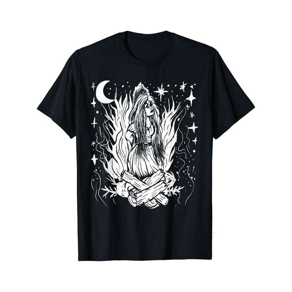 Designer T shirt Salem Witch Occult Pagan Goth Witchcraft - 220g Tshits