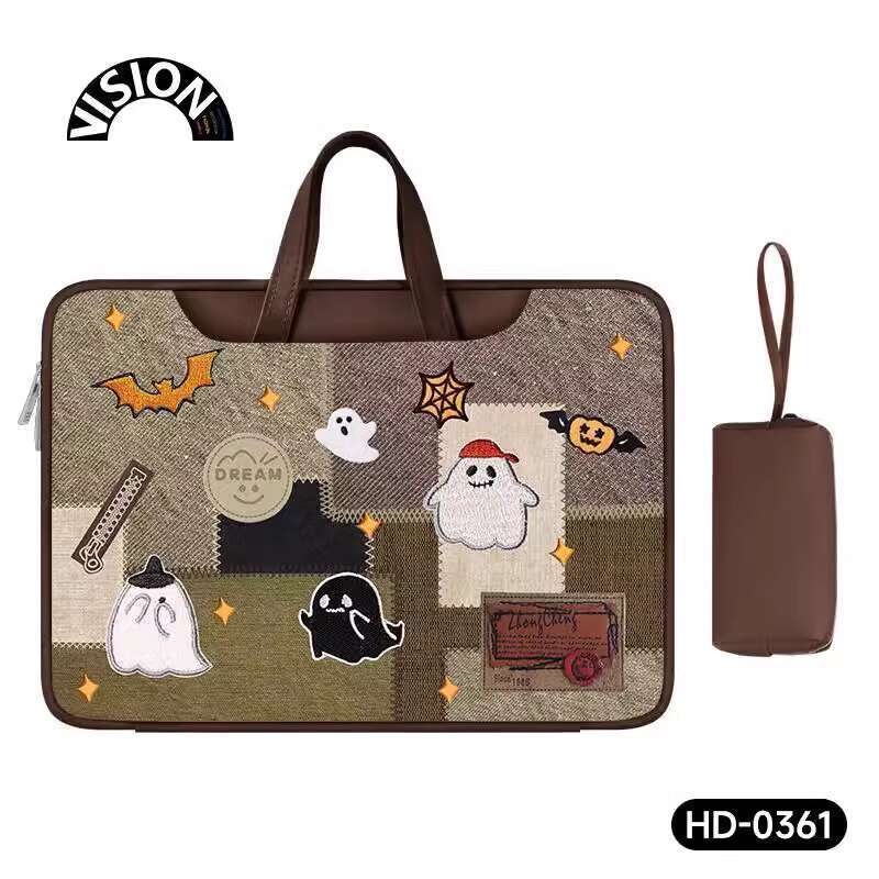 Laptop bag for women, laptop handbag, computer bag suitable for Apple Book 15.6-inch handbag