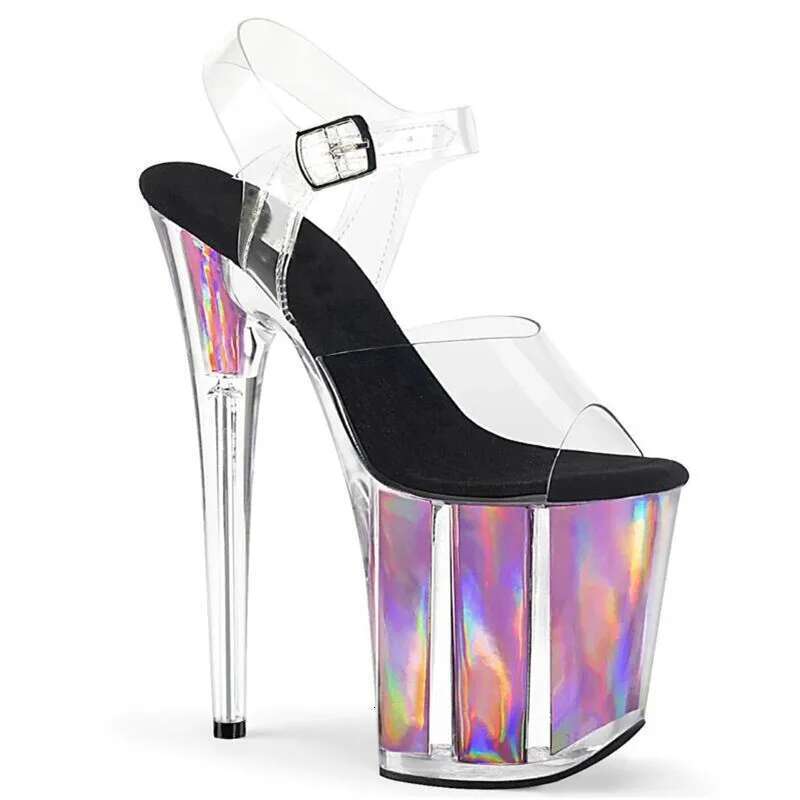 High Heel BBZAI New Pattern Superior Quality Super High Heel Ladies CM Crystal Thin Heels Sandals Shoes Waterproof CM