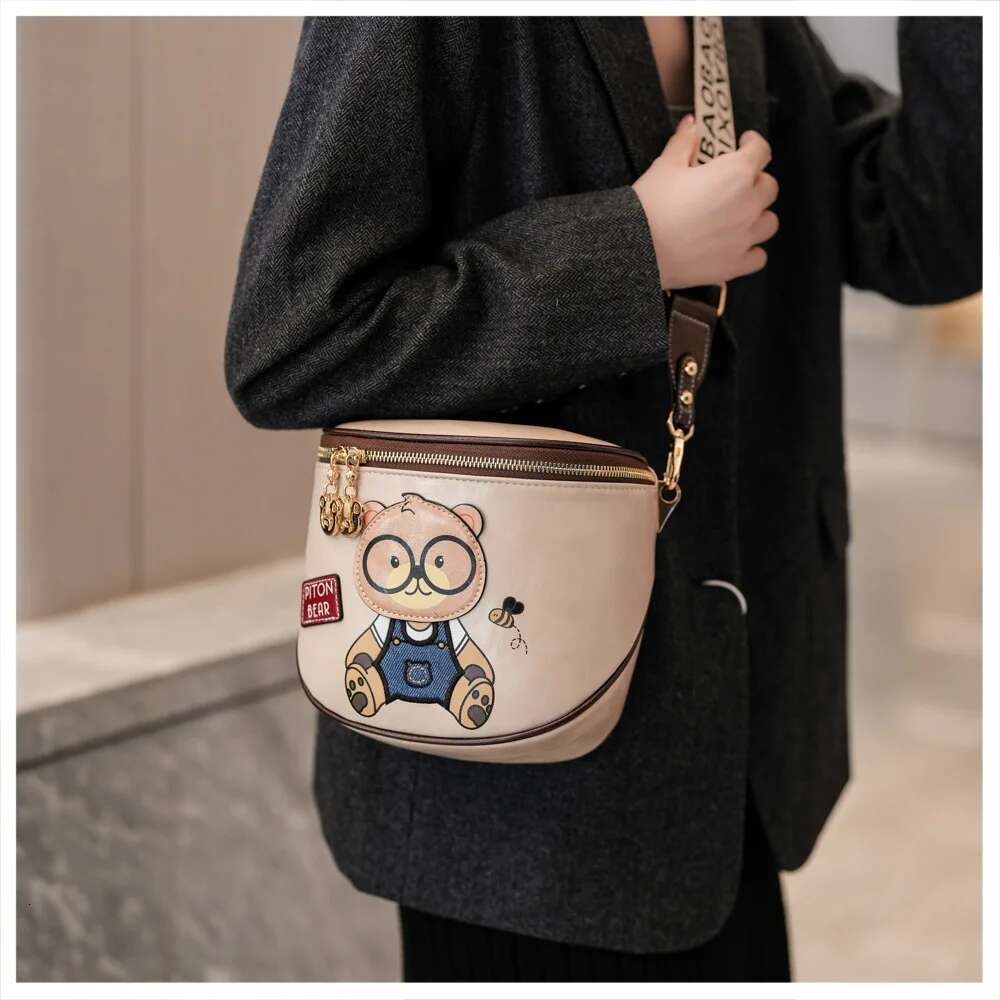 Beibaobao 2024 New Single Shoulder Crossbody Large Capacity Versatile Casual Women's Chest Bag Handbag