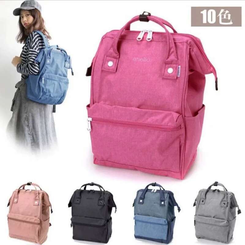 Anello Brand Waterproof Large-Capacity Bagpacks Women's 15.6 Inch Laptop Backpack For Men Back Pack Bags