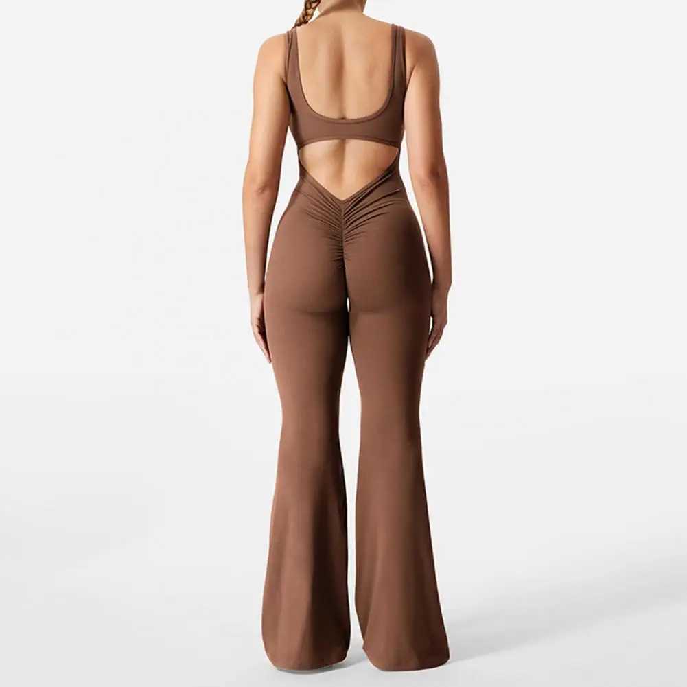 Womens one-piece seamless jumpsuit training sweatshirt gym training suit W250326