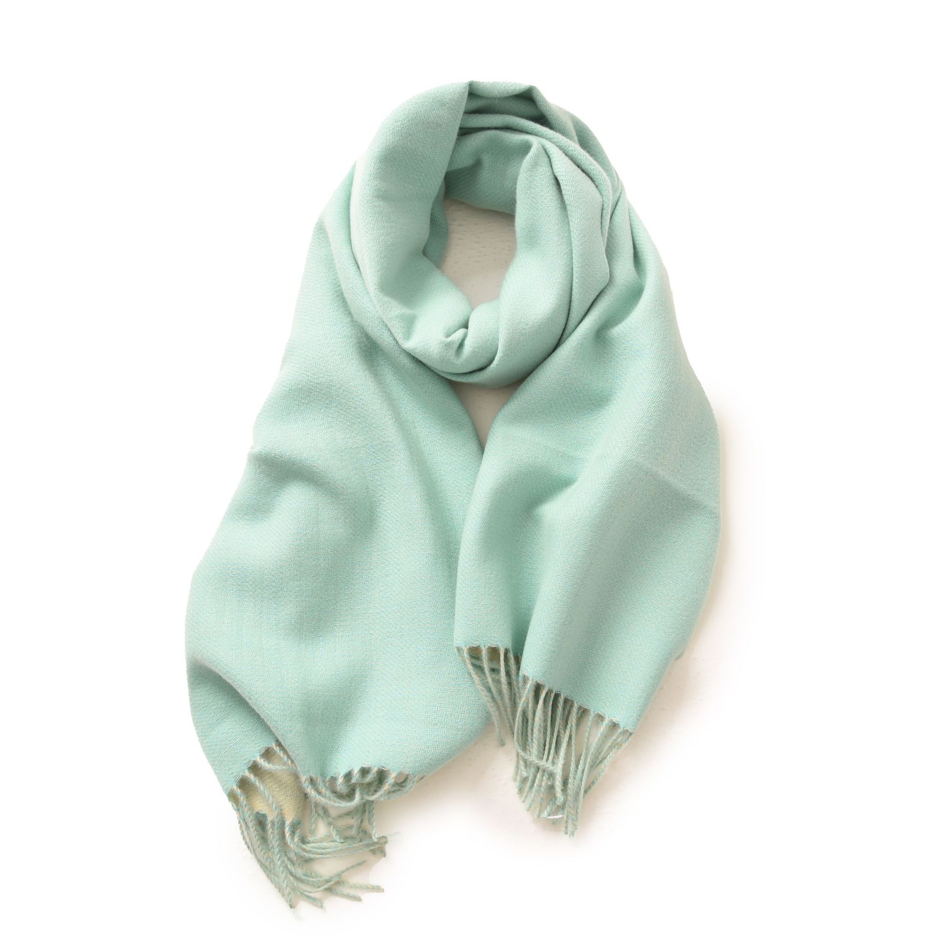 K236 2025 new double-sided solid color macaron scarf for women winter hot-selling fashion imitation cashmere tassel warm wholesale