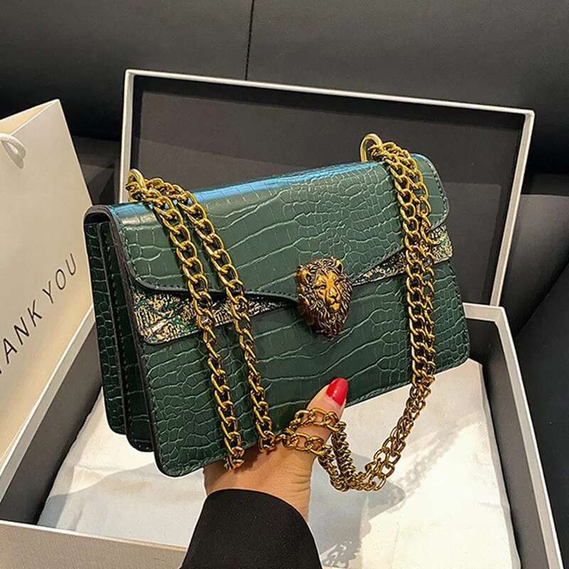 Crocodile Women Crossbody New 2024 Bolsa Feminina Brand Handbag Shoulder Bags Sequined Travel Small Bag And Purse