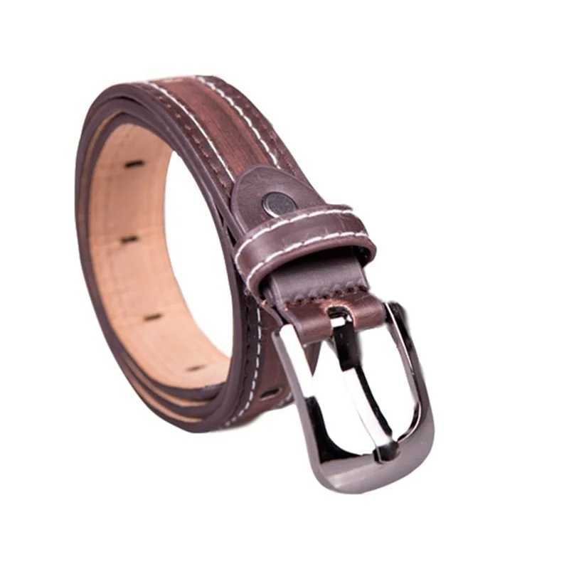 75-100cm Childrens Belt Black Brown Leather Pin Buckle Wear resistant Boys and Girls Outdoor Belt 2022 Hot Selling Wholesale W250326