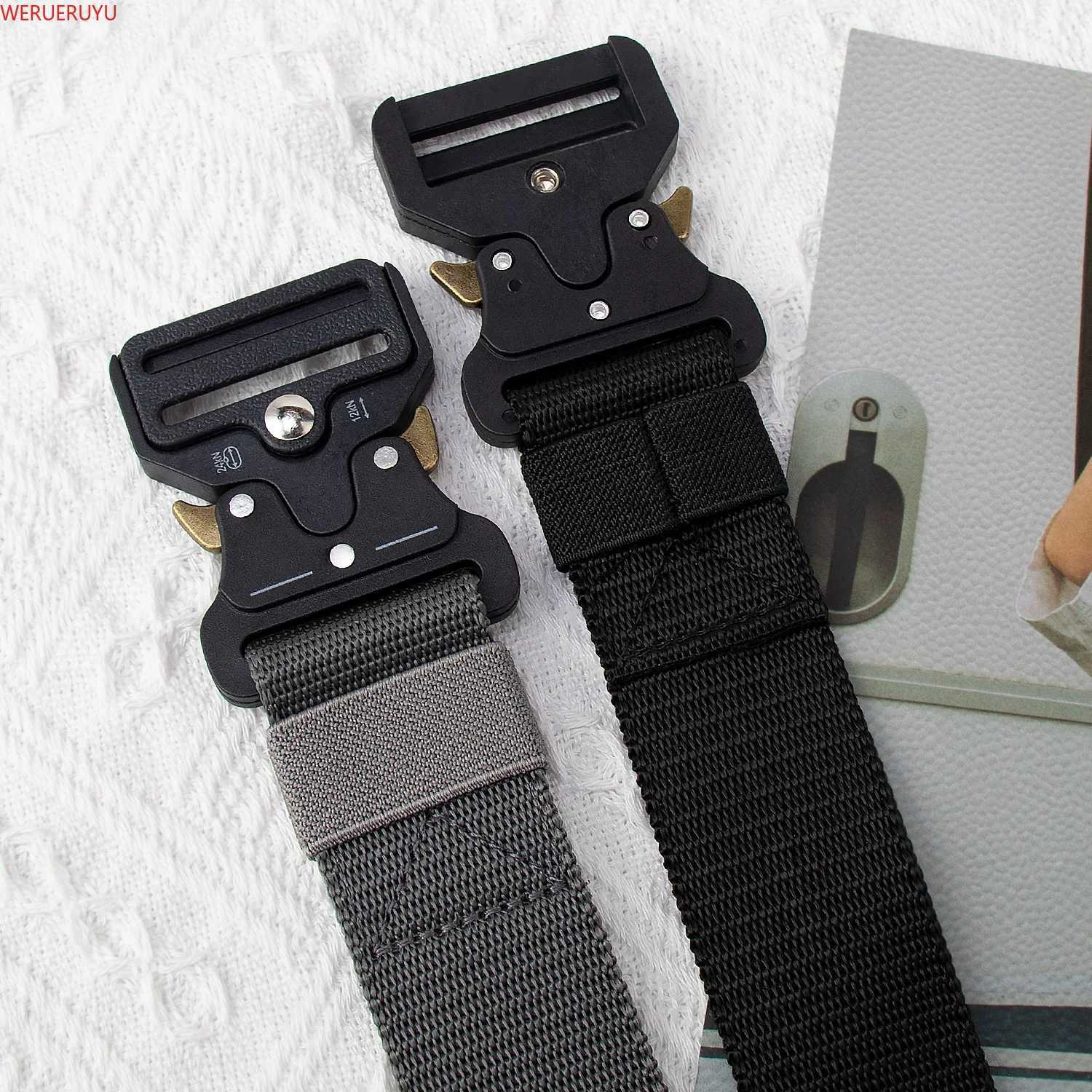 Fashion Outdoor Edition Mens Belt Womens Military Training Clothing Accessories Neutral Canvas Nylon Cobra Tactical Belt Mens W250326