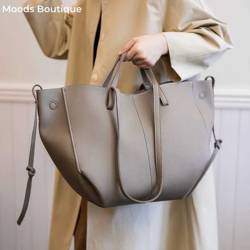 MOODS Branded Underarm Shoder Bags For Wen 2024 Latest Luxury Designer Handbags Soft PU Leather Large Capaci Shopping Tote Z250326