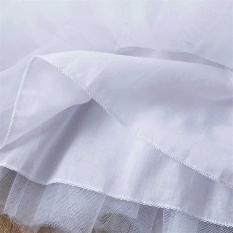 White lace cute girl princess dress fluffy cake dress girl childrens wedding Par birthday Tutu dress summer sleeveless vest W250326