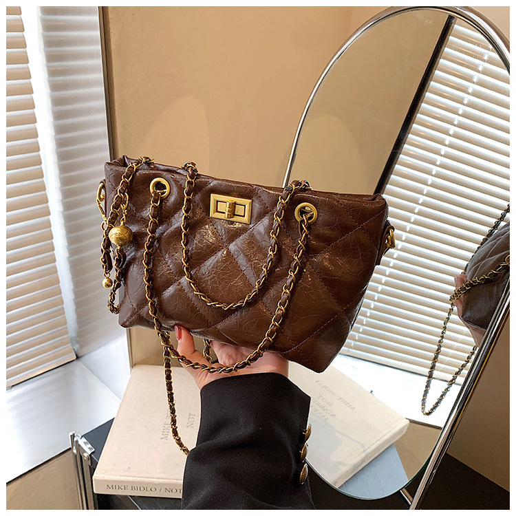 Bag Ladies Flap Handbag Underarm Chain Fashion Messenger Bag Woman Crossbody Bag