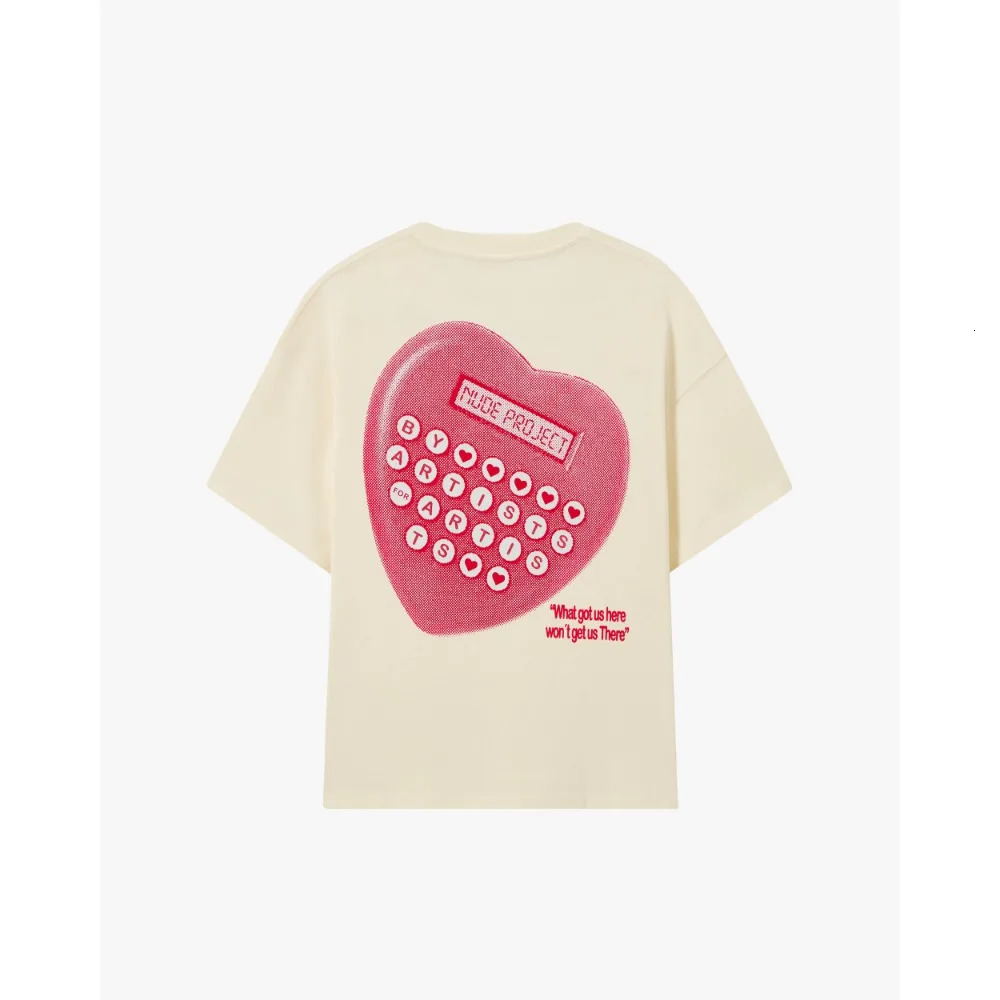 Womens N EW Summer orgasmic T-shirt 100% pure cotton measurement TEE MARSHMALLOW Y2K sports T-shirt mens T-shirt 250321