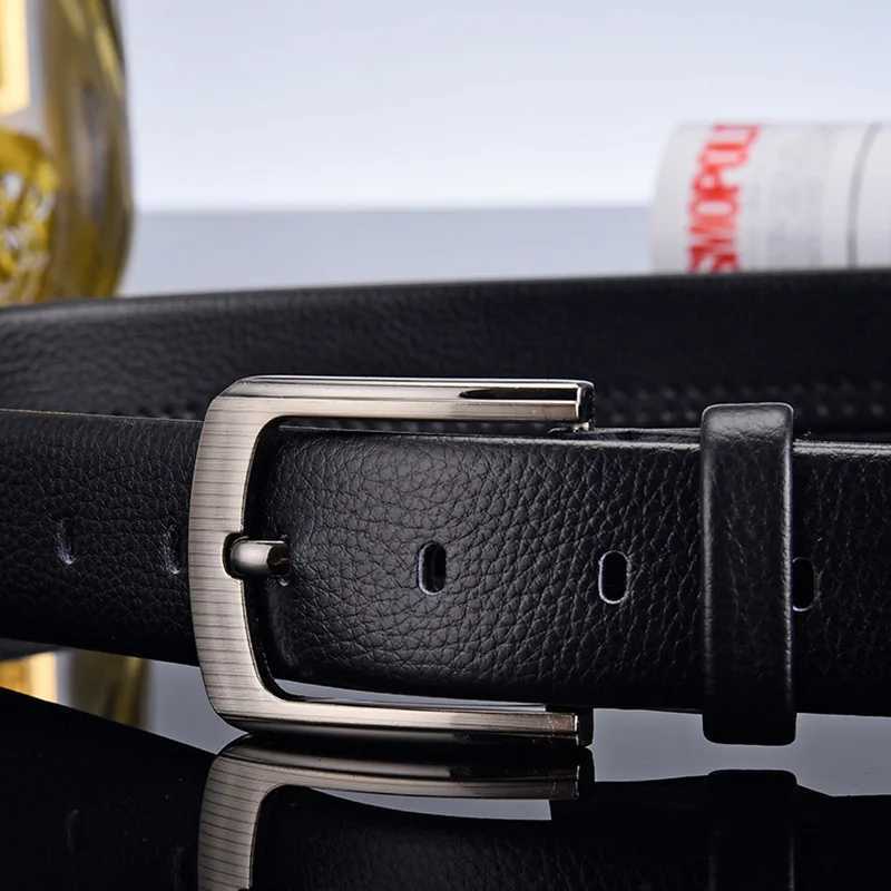 3.5cm fashionable mens belt alloy buckle fully matched with crocodile pattern decoration mens belt W250326
