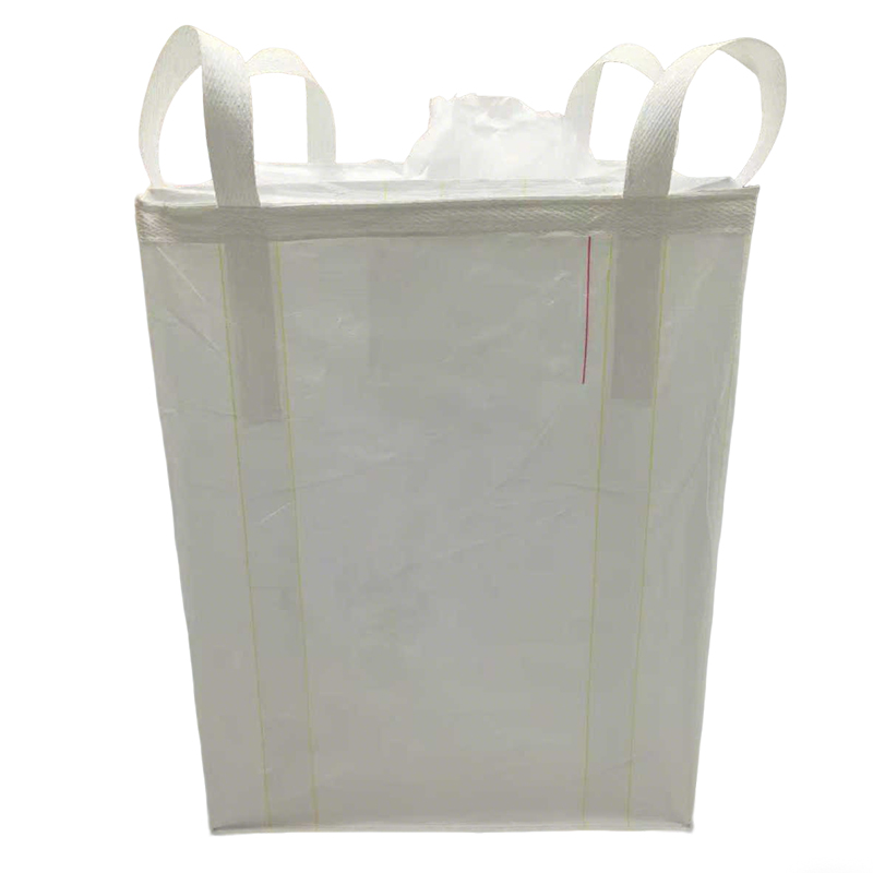 White Reinforced Bulk Storage Space Bag for Industrial Waste - Durable & Heavy Duty