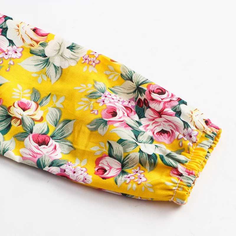 Spring and autumn childrens clothing long sleeved cotton childrens clothing printed baby clothing girls clothing W250326
