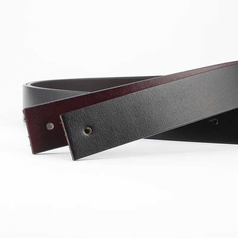 MYMC mens genuine leather belt buckle free DIY belt accessories high-quality wild belt gifts W250326