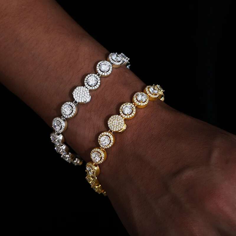 High Quality VVS1 Moissanite Chain For Women Necklace 925 Silver Unisex For Men Women Sterling Silver Luxury Necklaces Gift