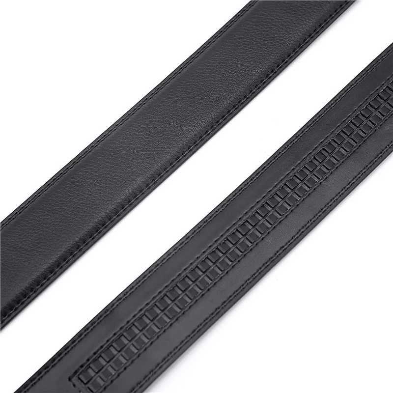 New mens design automatic buckle leather mens belt 3.5cm luxury mens belt W250326