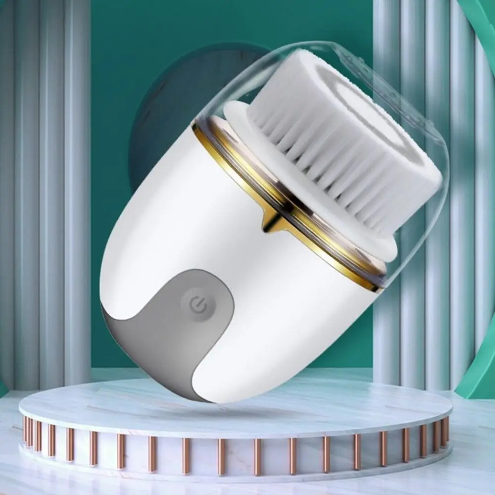 Electric Cleanser Waterproof Facial Cleansing Brush with 3 Heads/2 ModesBeauty Appliances for Exfoliating CleansingMassaging 250321
