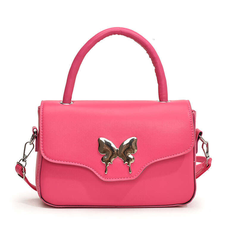2024 new fashionable commuting bow shoulder stylish crossbody bag, women's hand-held small square bag