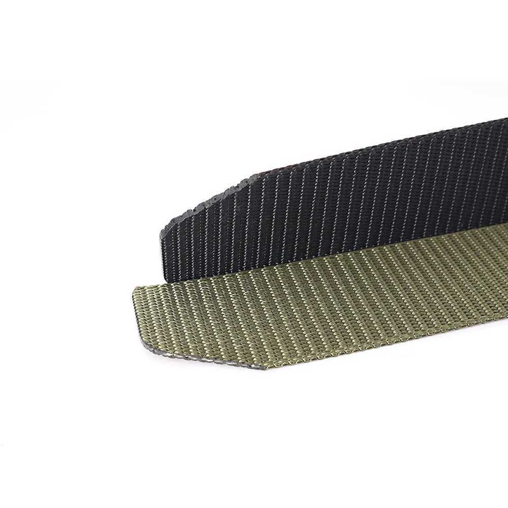 Military tactical belt mens outdoor Plus size 170 130 140 150 160cm denim belt nylon belt plastic buckle belt W250326