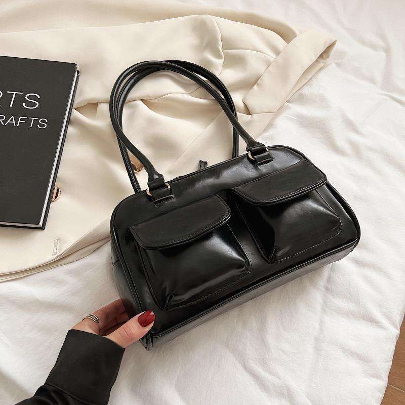 1d This year's popular 2024 new trendy women's summer and autumn versatile portable small square Korean version internet famous shoulder bag