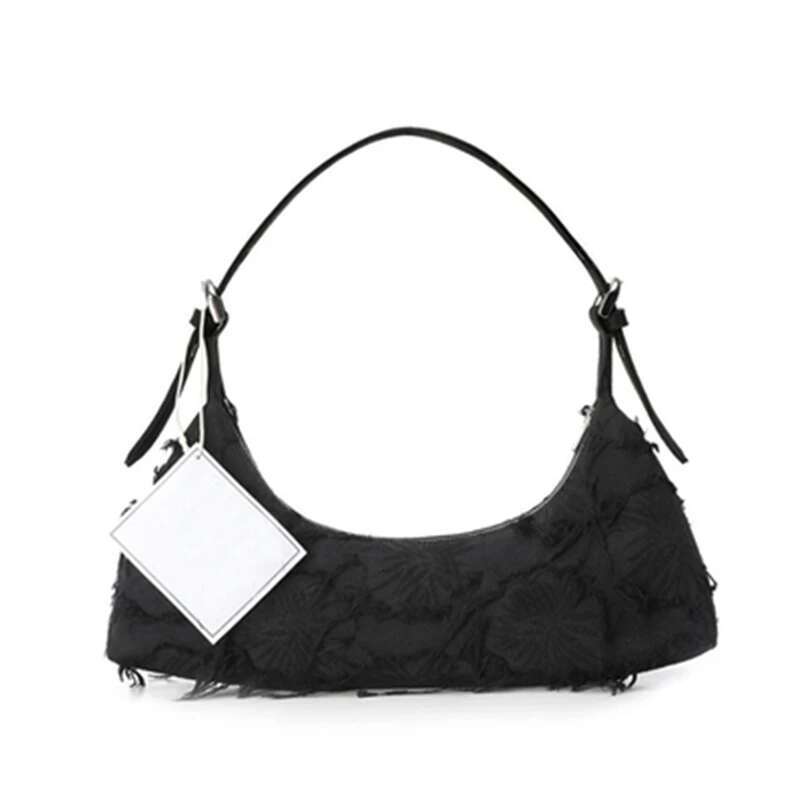 Trendy Patchwork Canvas Underarm Retro Women's Clutch Bag Designer Handbag Shoulder Bags For Women Bolsa de hombro