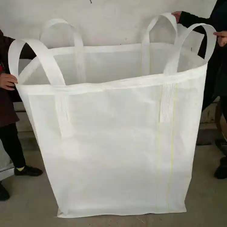Enhanced Strength Wholesale White Polypropylene TON Bags for Bulk Storage