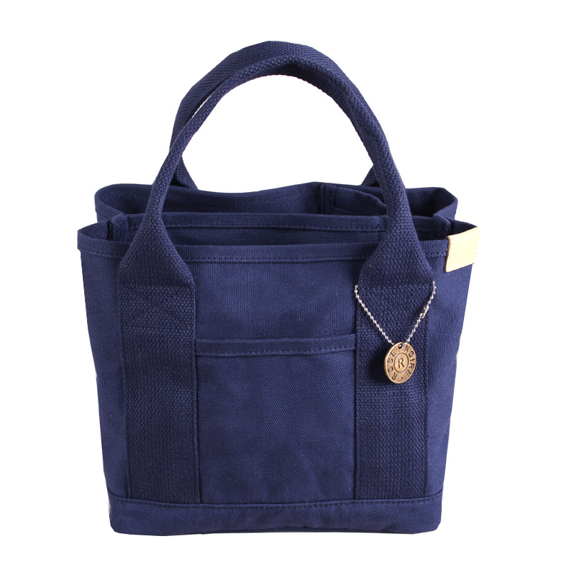 Japan Rakuten high-grade canvas bag bento bag handbag women's bag