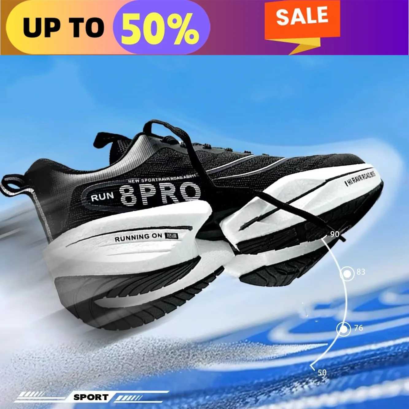 Running Shoes Carbon Plate Marathon Men Sport Tenis Breathable Wens Cfortable Athletic Nonskid Casual Sneakers Air CushionC250325