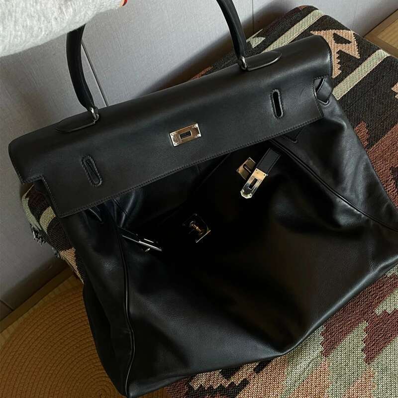 Large Capacity Tote Black Bags For Women Designer Handbags Purses 2024 New In Vintage Moto & Bike Lock Shoulder Crossbody