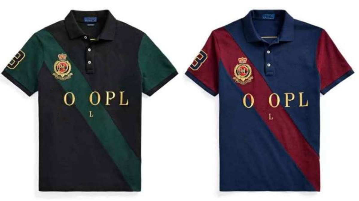 Versatile fashion 100% Cotton Embroidered Shirt Cotton Short Sleeve T-shirt Men's British Casual Contrast Sports New Style s-5XL