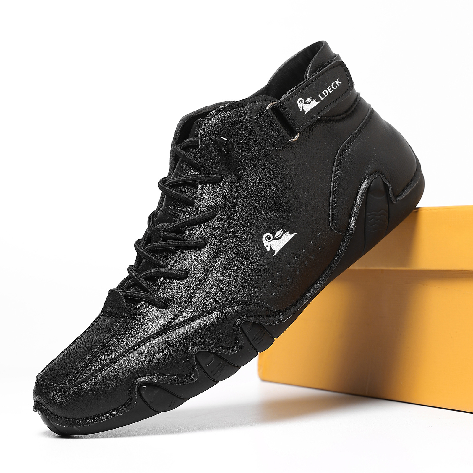 designer shoes 2025 Men's casual short boots cross-border bestseller in autumn and winter high-top octopus men's shoes