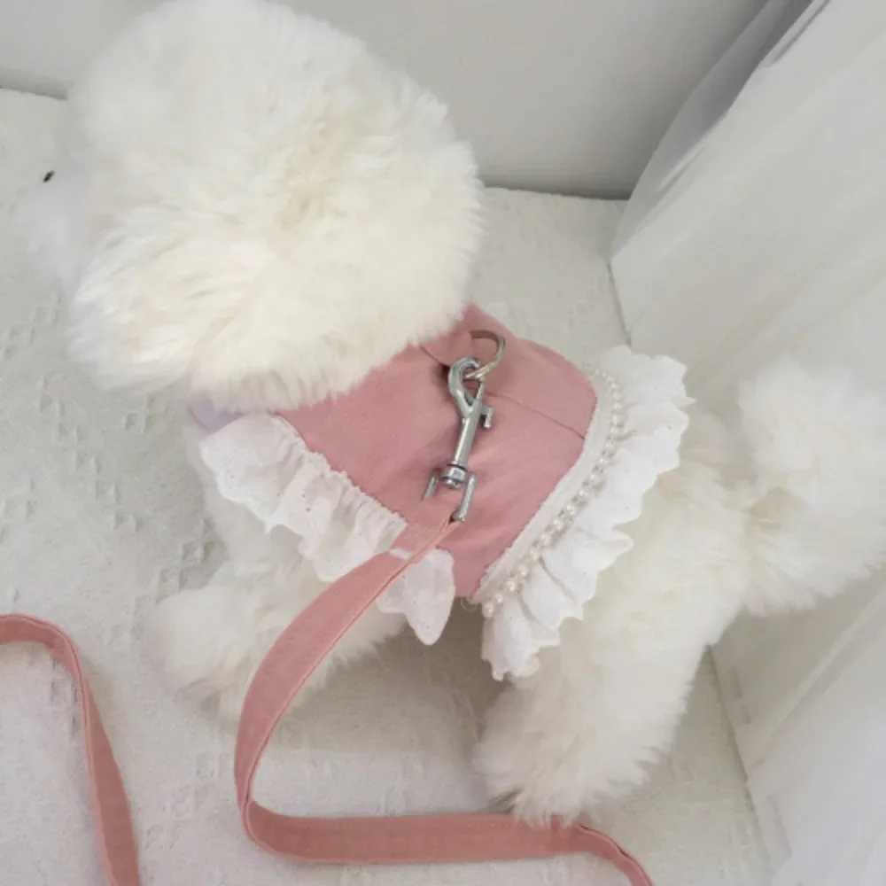 Dog collar cute pet harness nipple strap rope puppy dog clothing pet clothing pet clothing X250326
