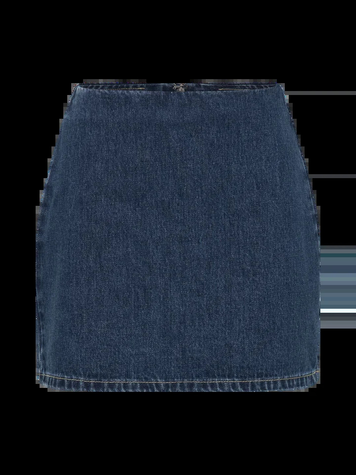 Vintage Denim Jacket Mini Skirt Sets Women Slim Short Sleeve Washed Shirts Short Hip Package Skirts Spring Casual Outfits 250321