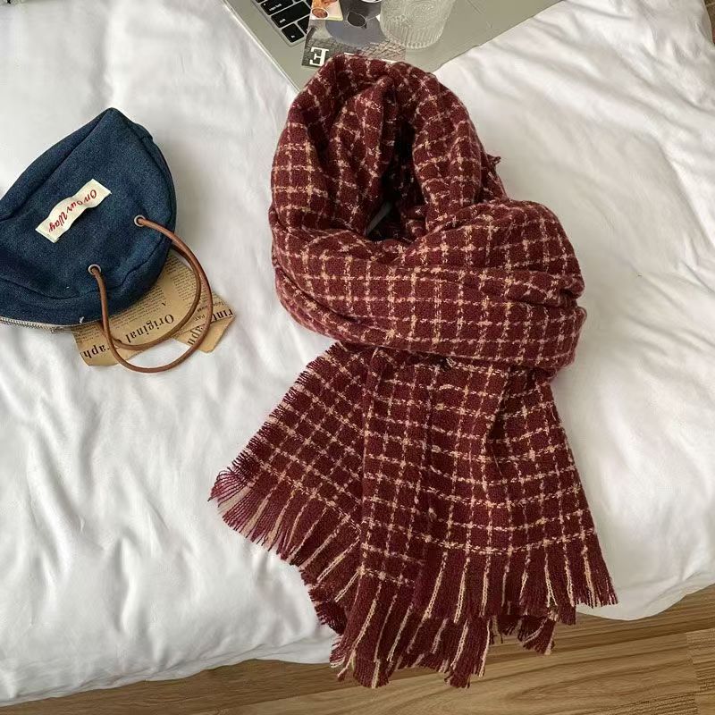 T356 Korean style winter new warm cold couple student shawl scarf versatile neck thickening
