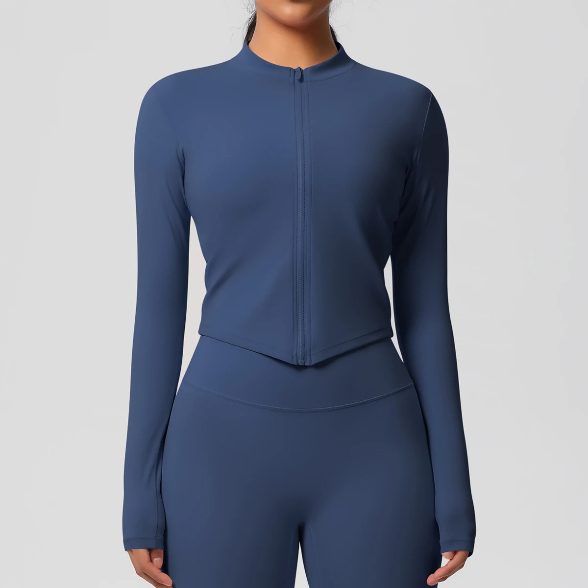 Long Sleeve Workout Top Gym Fitness Yoga Clothing Yoga Shirt Push Up Workout Clothes Women Womens Gym Exercise Shirt 250325