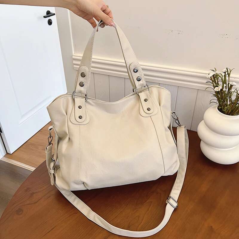 High Quality Soft Leather Shoulder Crossbody Bags For Women Large Capacity Bag Brand Designer Casual Handbag Sac A Main