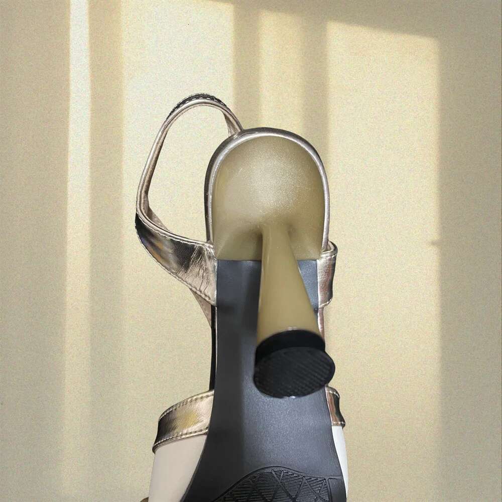 2025 Summer New Designer Fashion Stiletto High Heels Women's Sandals Women's Pointed High Heels Mixed Color Shoes