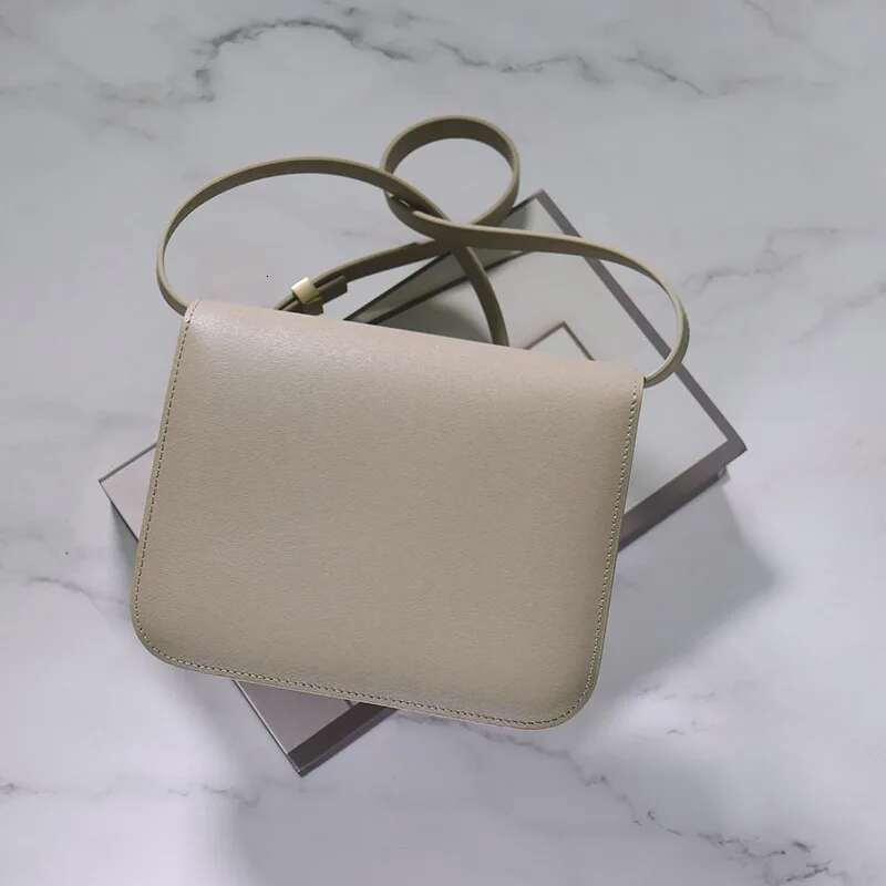 Women's Bags Designer Tofu Bags Square One Shoulder Crossbody Fashion Commuter Top Quality Genuine Leather Women's Bag