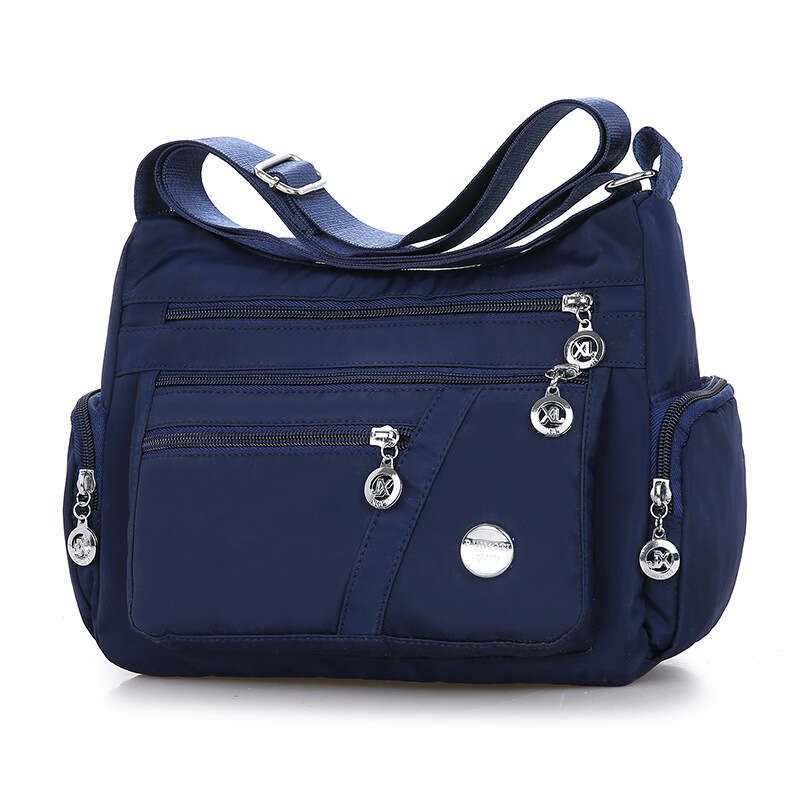 cf Multi compartment crossbody for women, middle-aged and elderly mothers, lightweight single shoulder bag, casual large capacity cloth bag