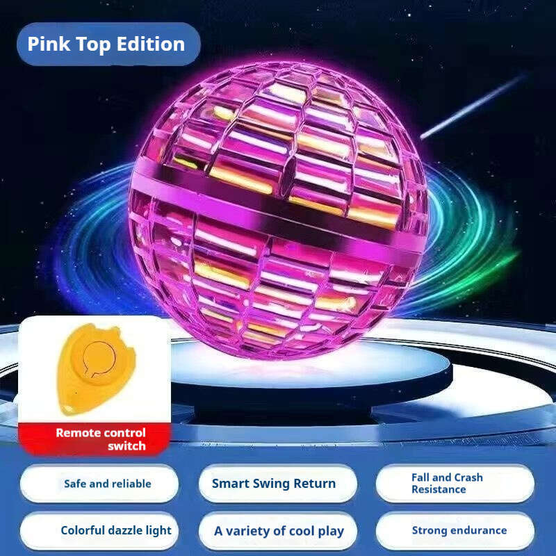 Spinning balloon UFO intelligent magic decompression black technology spinning toy gift unmanned ball